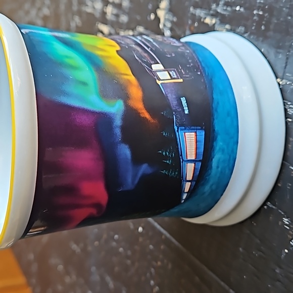 NWOT Polar Express Holiday Christmas 3D Raised Coffee Tea Mug Cup Large Train - Picture 12 of 17